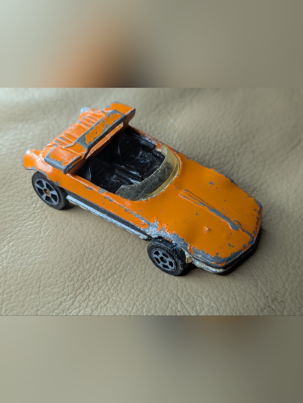 Vintage Corgi Juniors WizzWheels Bertone Runabout Barchetta Orange Diecast